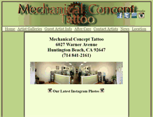 Tablet Screenshot of mechanicalconcept.com